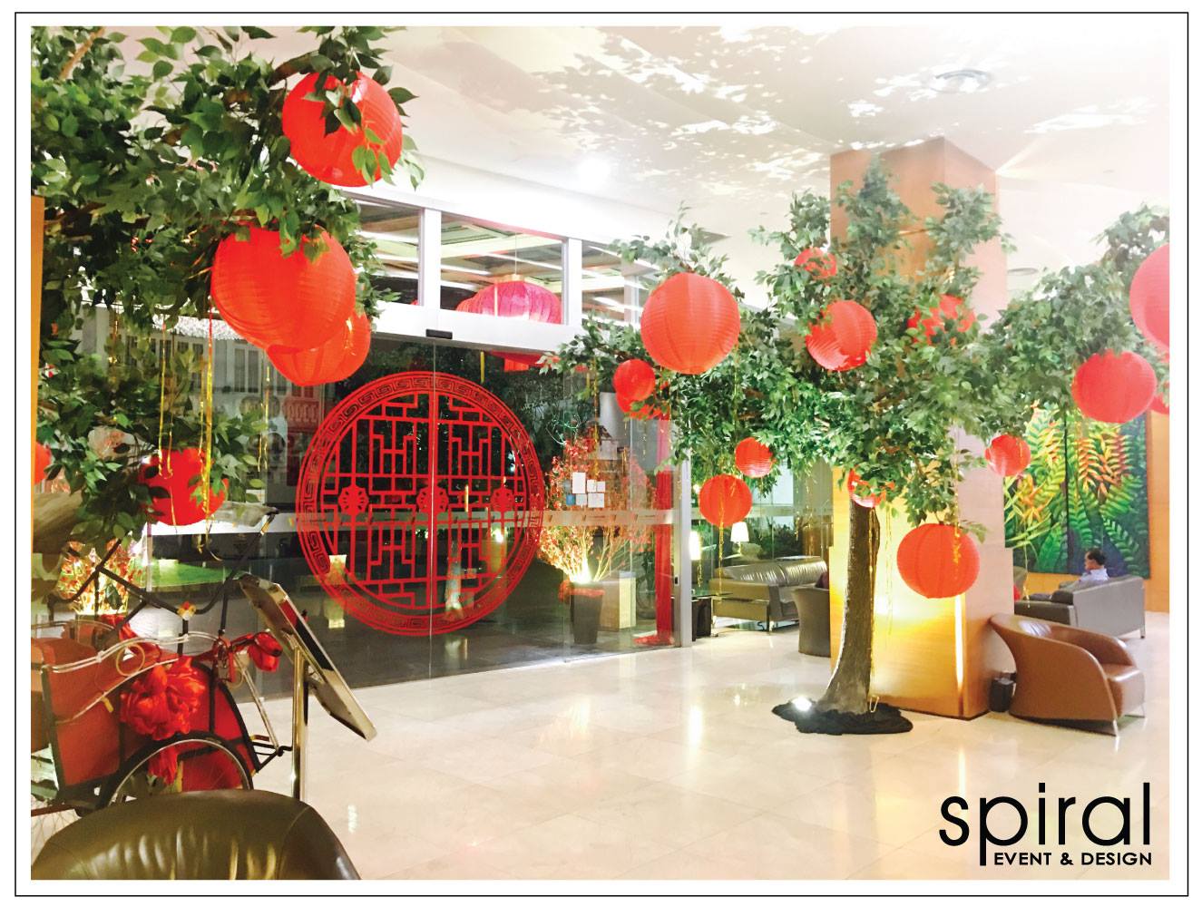 Chinese New Year Decoration 2018 @ The Waterfront Hotel - Spiral Eventz  Management